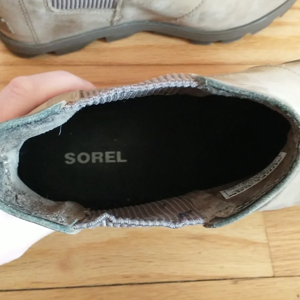 Sorel Joan of Arc wedge Chelsea leather‎ bootie